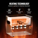 VEVOR 10 l ultraskaņas tīrītājs ar sildītāju, taimeri un grozu, profesionāls digitāls kavitācijas tīrītājs, 240 W, laboratorijas instrumentiem, metāla detaļām, karburatoriem, misiņam, automobiļu un dzinēju detaļām