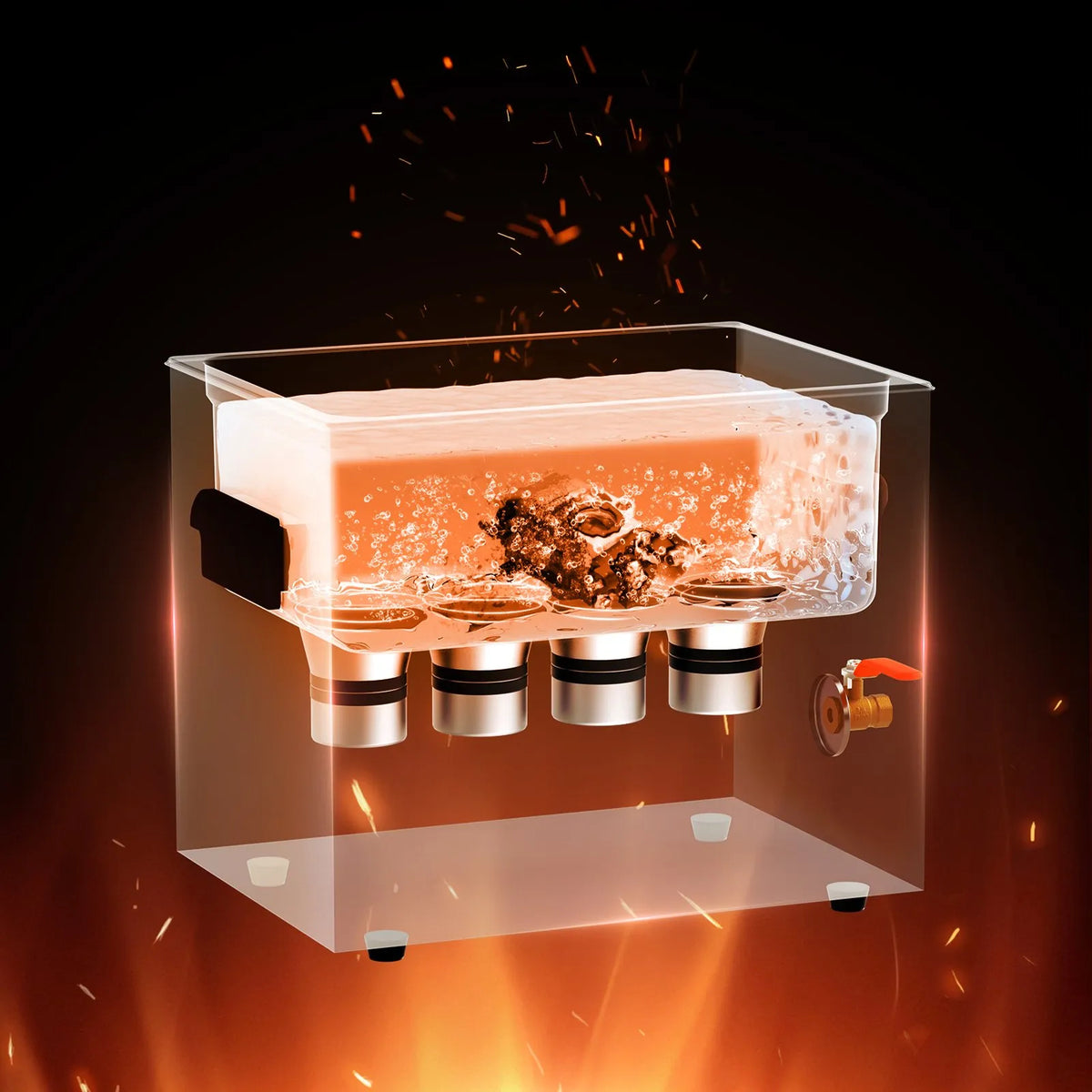VEVOR 10 l ultraskaņas tīrītājs ar sildītāju, taimeri un grozu, profesionāls digitāls kavitācijas tīrītājs, 240 W, laboratorijas instrumentiem, metāla detaļām, karburatoriem, misiņam, automobiļu un dzinēju detaļām