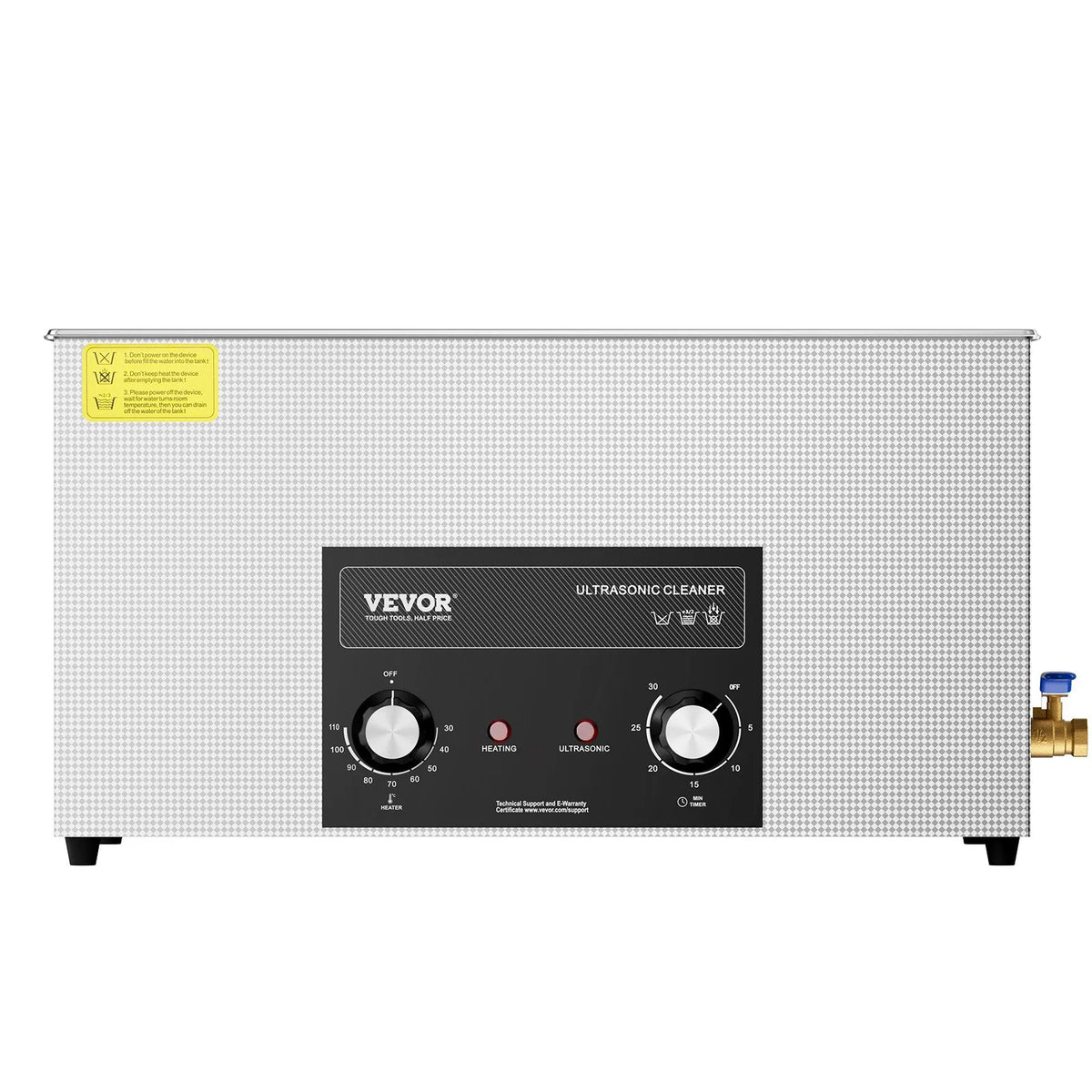 VEVOR 22 l ultraskaņas tīrītājs ar sildītāju, taimeri un grozu, profesionāls digitāls kavitācijas tīrīšanas iekārta, 480 W, laboratorijas instrumentiem, metāla detaļām, karburatoriem, misiņam, automobiļu un dzinēju detaļām