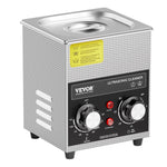 VEVOR ultraskaņas tīrītājs 2 l ar sildītāju, taimeri un grozu, profesionāls digitāls kavitācijas tīrītājs, 60 W, pulksteņu instrumentiem, brillēm, monētām, metāla detaļām un instrumentiem