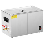 VEVOR 30 l ultraskaņas tīrītājs ar sildītāja taimeri un grozu, profesionāla digitāla soniskās kavitācijas iekārta, 360 W tīrīšanas iekārta laboratorijas instrumentiem, metāla detaļām, karburatoriem, misiņam, auto detaļām un dzinēja detaļām