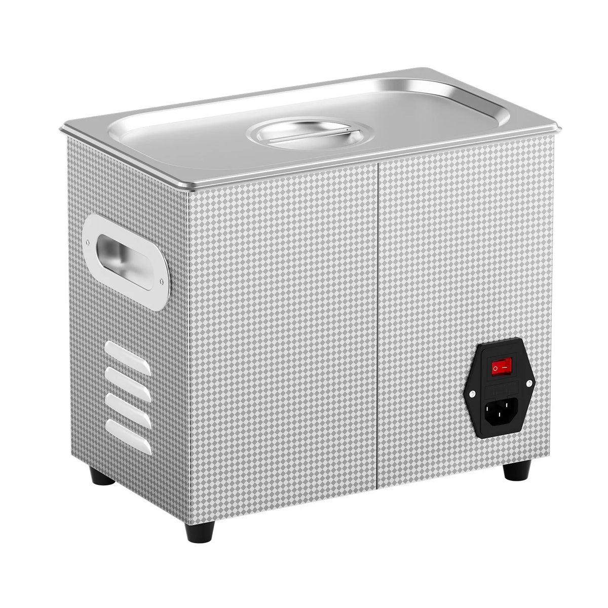 VEVOR 3 l ultraskaņas tīrītājs ar sildītāju, taimeri un grozu, profesionāla digitāla soniskās kavitācijas iekārta ar 120 W tīrīšanas jaudu pulksteņu mehānismiem, brillēm, monētām, metāla detaļām un instrumentiem.