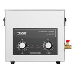 VEVOR ultraskaņas tīrītājs 6 l ar sildītāju, taimeri un grozu, profesionāls digitāls kavitācijas tīrītājs, 180 W, pulksteņu instrumentiem, brillēm, monētām, metāla detaļām un instrumentiem