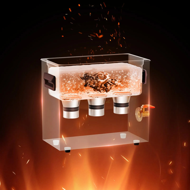 VEVOR ultraskaņas tīrītājs 6 l ar sildītāju, taimeri un grozu, profesionāls digitāls kavitācijas tīrītājs, 180 W, pulksteņu instrumentiem, brillēm, monētām, metāla detaļām un instrumentiem