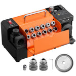 VEVOR urbju asināmais MR-13A, 3–15 mm urbju slīpmašīna ar regulējamu 95°–135° smailes leņķi, 4600 apgr./min augstas veiktspējas pārasināšanas iekārta ar 13 patronām un CBN slīpripu darbnīcām un garāžām