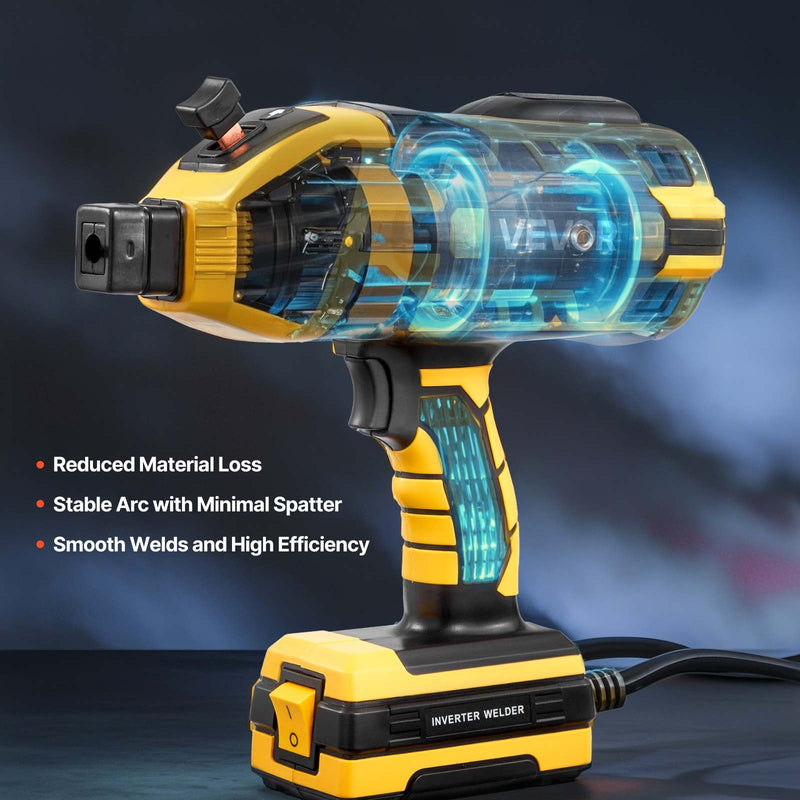 VEVOR portable handheld welder 20-120 A with 5 level current control
