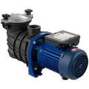 VEVOR baseina sūknis 750 W, plūsma līdz 15 000 l/h, peldbaseiniem virszemes un pazemes uzstādīšanai, ar sietiņa grozu, 50 mm ieplūde/izplūde, baseina filtra sūknis ar 2 pieslēguma šļūtenēm
