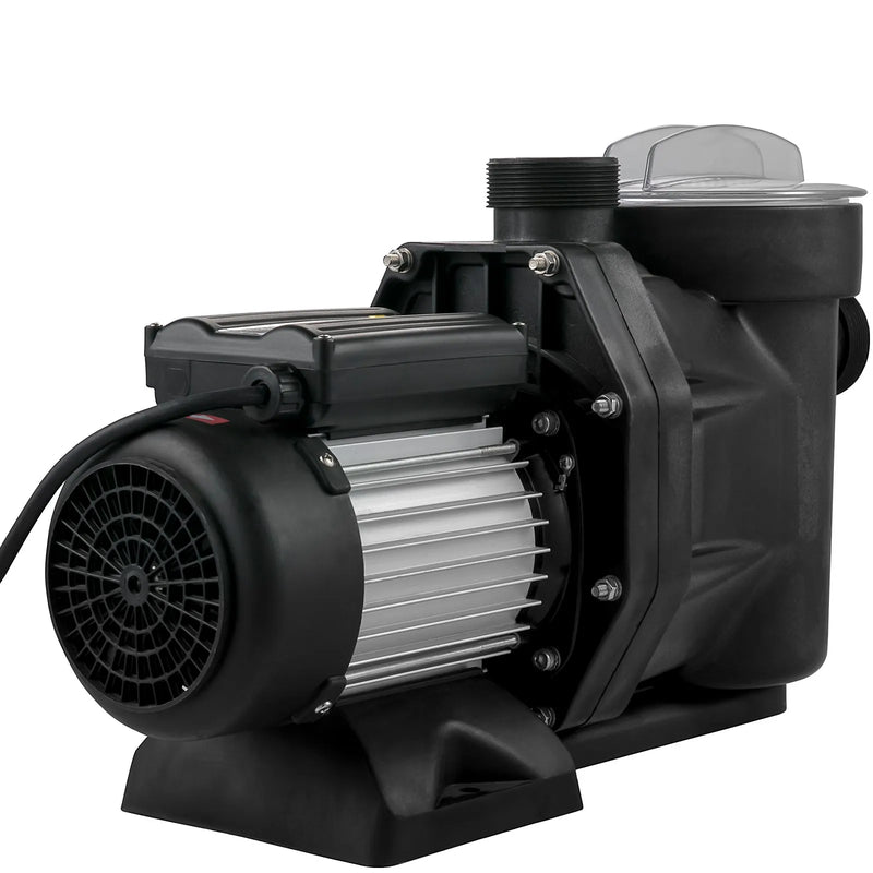 VEVOR baseina sūknis, 750 W, 19 200 l/h, baseina sūknis virszemes un iegremdētiem baseiniem ar filtra grozu, Ø50 mm ieplūdes/izplūdes pieslēgumi un 2 savienojuma šļūtenes, tīra baseina ūdens nodrošināšanai
