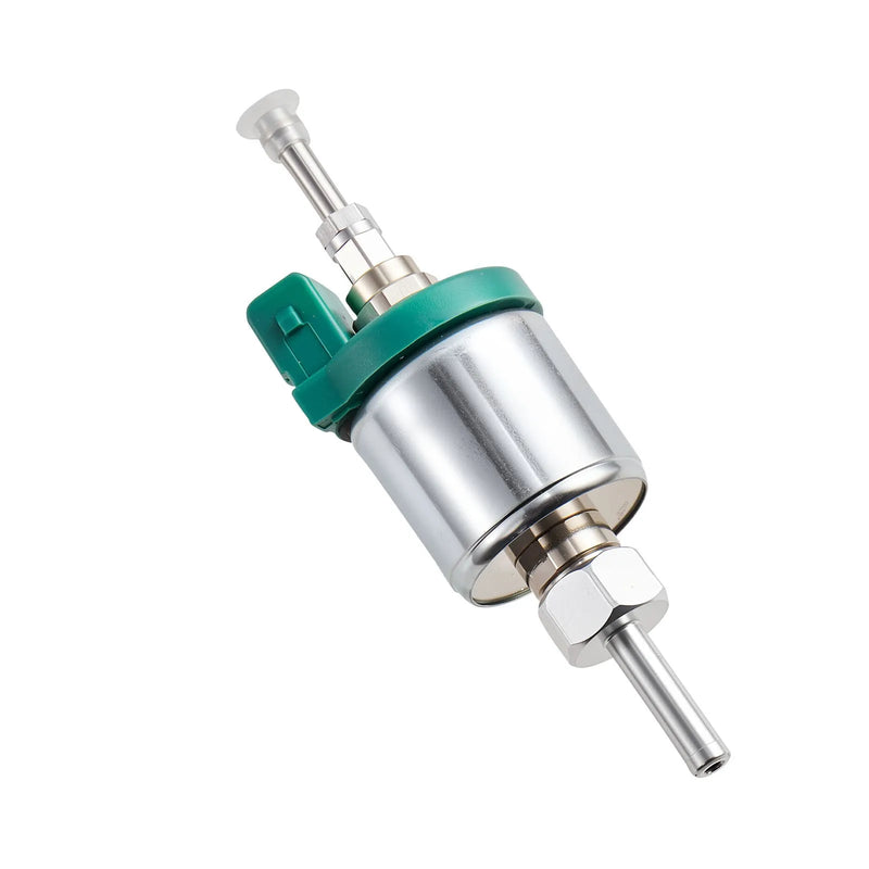 Diislikütteseadme kütusepump 12 V, alumiiniumist dosaatorpump 22 ml doseerimisega, sobib 2 kW, 5 kW ja 8 kW diislikütteseadmetele, vaikne töö impulsstehnoloogiaga.