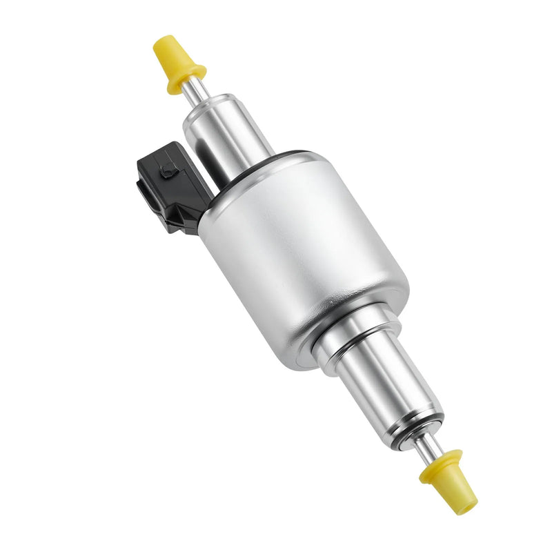 Dīzeļsildītāja degvielas sūknis 12/24 V, automašīnas gaisa sildītāja dozēšanas sūknis ar 22–32 ml padevi, piemērots 2 kW, 5 kW un 8 kW dīzeļsildītājiem, klusas darbības dizains ar impulsu tehnoloģiju