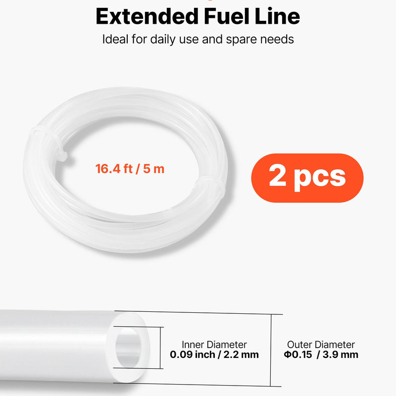 Dīzeļa sildītāja degvielas šļūteņu komplekts 5000 mm