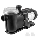 VEVOR virszemes baseina sūknis, 1118 W, vienas ātruma režīms, maksimālā plūsma 378 l/min, 220 V, 2850 apgr./min, maksimālais pacēlums 15 m, ar filtra grozu, piemērots virszemes baseiniem, burbuļvannām un SPA, UL sertificēts