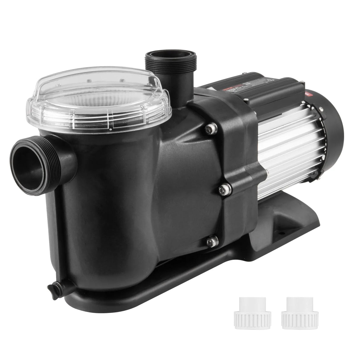 VEVOR virszemes baseina sūknis, 1118 W, vienas ātruma režīms, maksimālā plūsma 378 l/min, 220 V, 2850 apgr./min, maksimālais pacēlums 15 m, ar filtra grozu, piemērots virszemes baseiniem, burbuļvannām un SPA, UL sertificēts