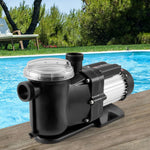 VEVOR virszemes baseina sūknis, 1118 W, vienas ātruma režīms, maksimālā plūsma 378 l/min, 220 V, 2850 apgr./min, maksimālais pacēlums 15 m, ar filtra grozu, piemērots virszemes baseiniem, burbuļvannām un SPA, UL sertificēts