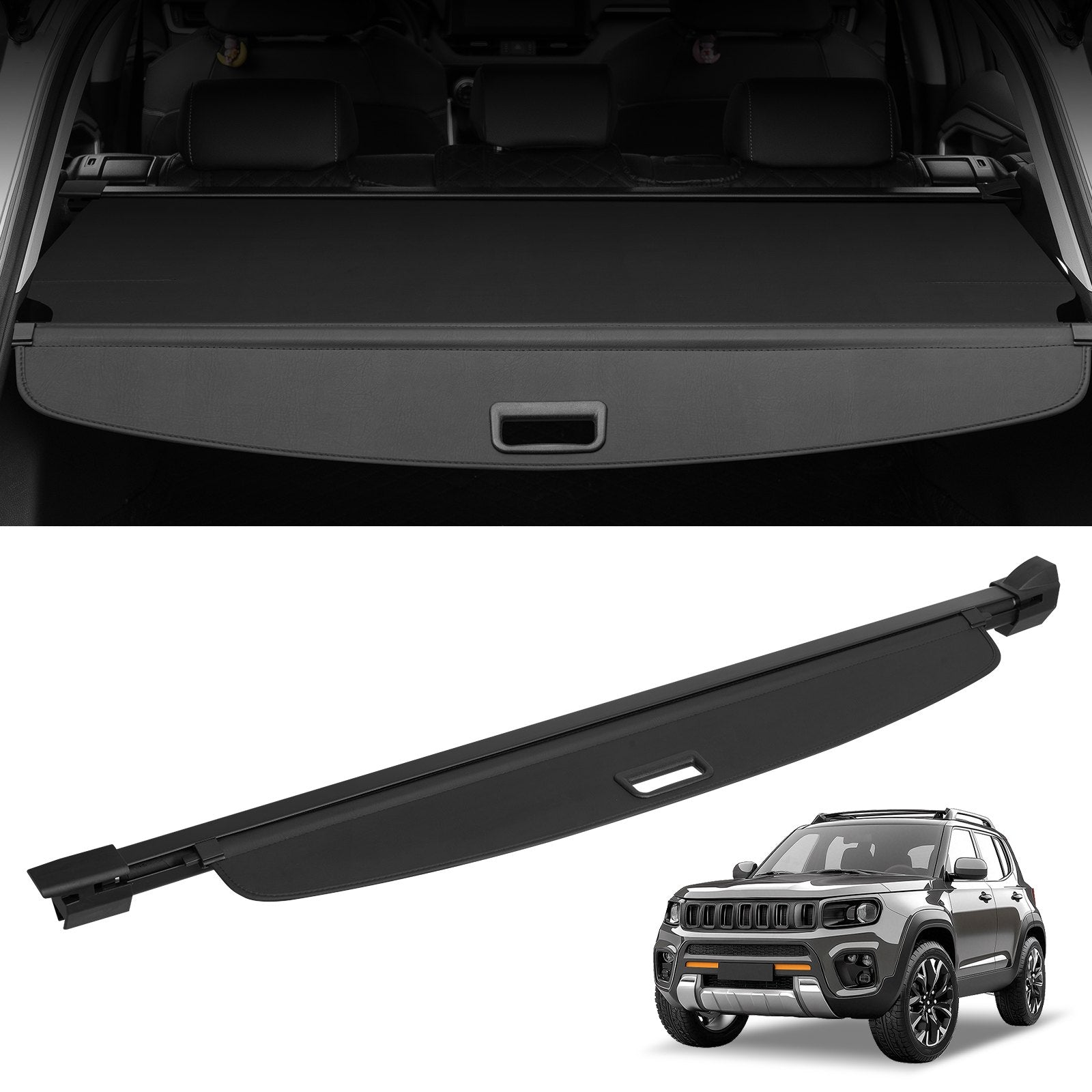 VEVOR kokkupandav pagasiruumi kate Jeep Grand Cherokee 2. rida 2022-2024 OEM disain