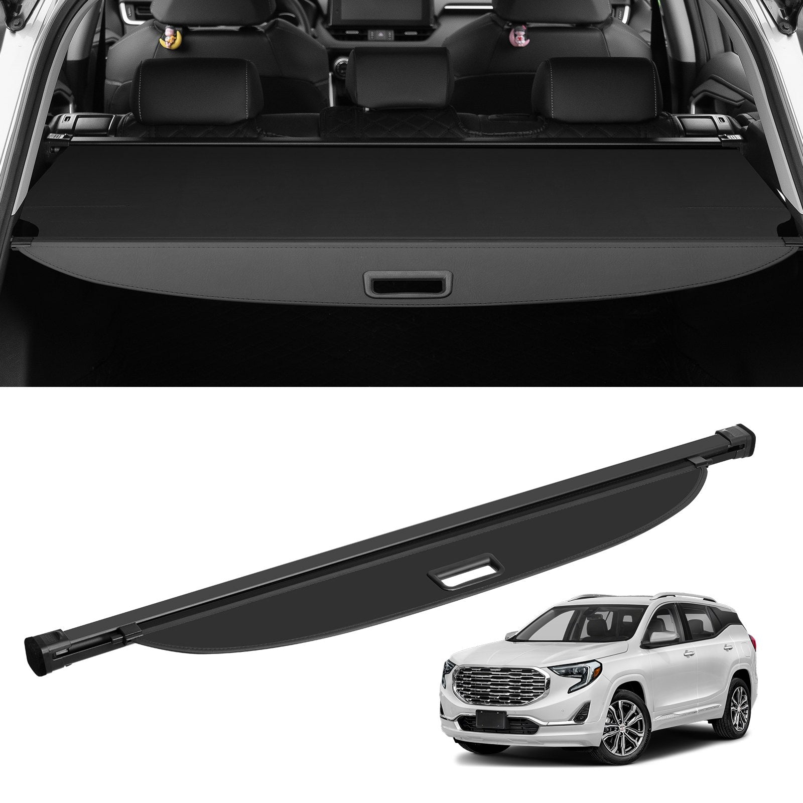 VEVOR Kokkupandav pagasiruumi kate GMC Terrain ja Chevrolet Equinox 2018-2024 jaoks
