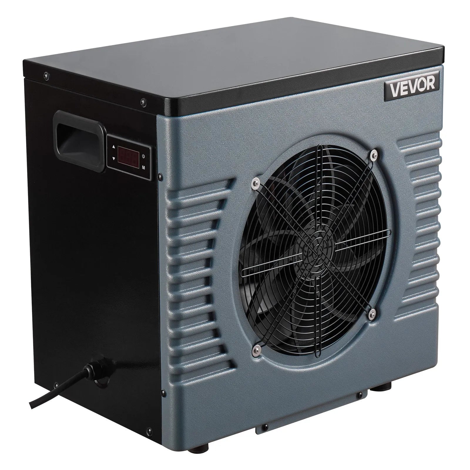 VEVOR 4160 W baseina siltumsūknis, elektriskais baseina sildītājs virszemes baseiniem līdz 15 m³, maksimālais COP 5,14, zems trokšņa līmenis, GFCI aizsardzība, sildīšanas temperatūra 15–40 ℃ peldēšanai un fitnesam, 220 V 50 Hz