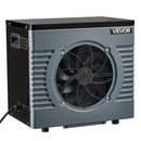 VEVOR 4920 W baseina siltumsūknis, elektriskais baseina sildītājs virszemes baseiniem līdz 18 m³, maksimālais COP 5,29, zems trokšņa līmenis, GFCI aizsardzība, sildīšanas temperatūra 15–40 ℃ peldēšanai un fitnesam, 220 V 50 Hz