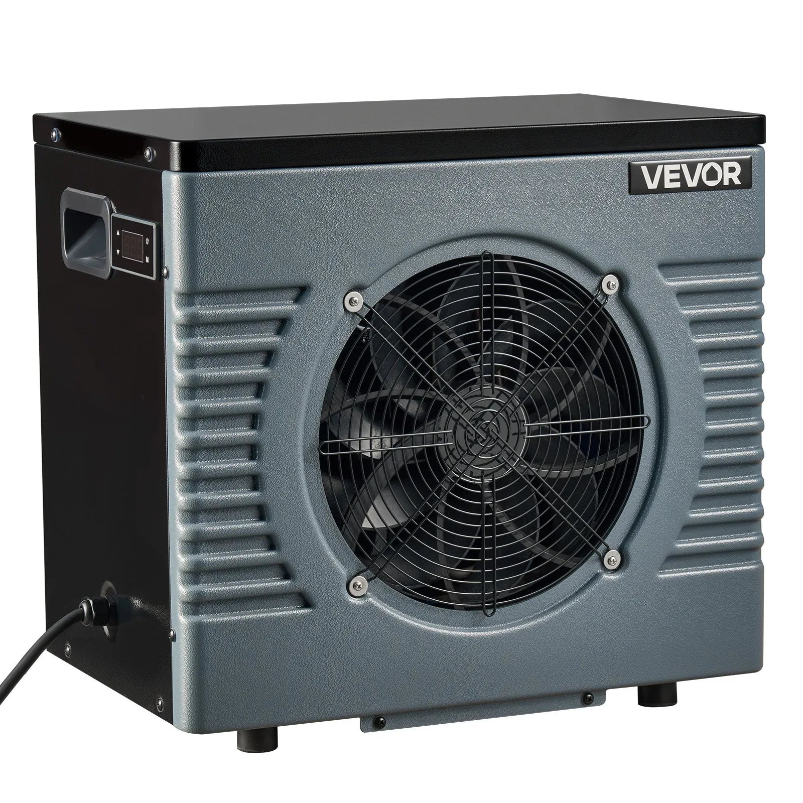 VEVOR 4920 W baseina siltumsūknis, elektriskais baseina sildītājs virszemes baseiniem līdz 18 m³, maksimālais COP 5,29, zems trokšņa līmenis, GFCI aizsardzība, sildīšanas temperatūra 15–40 ℃ peldēšanai un fitnesam, 220 V 50 Hz