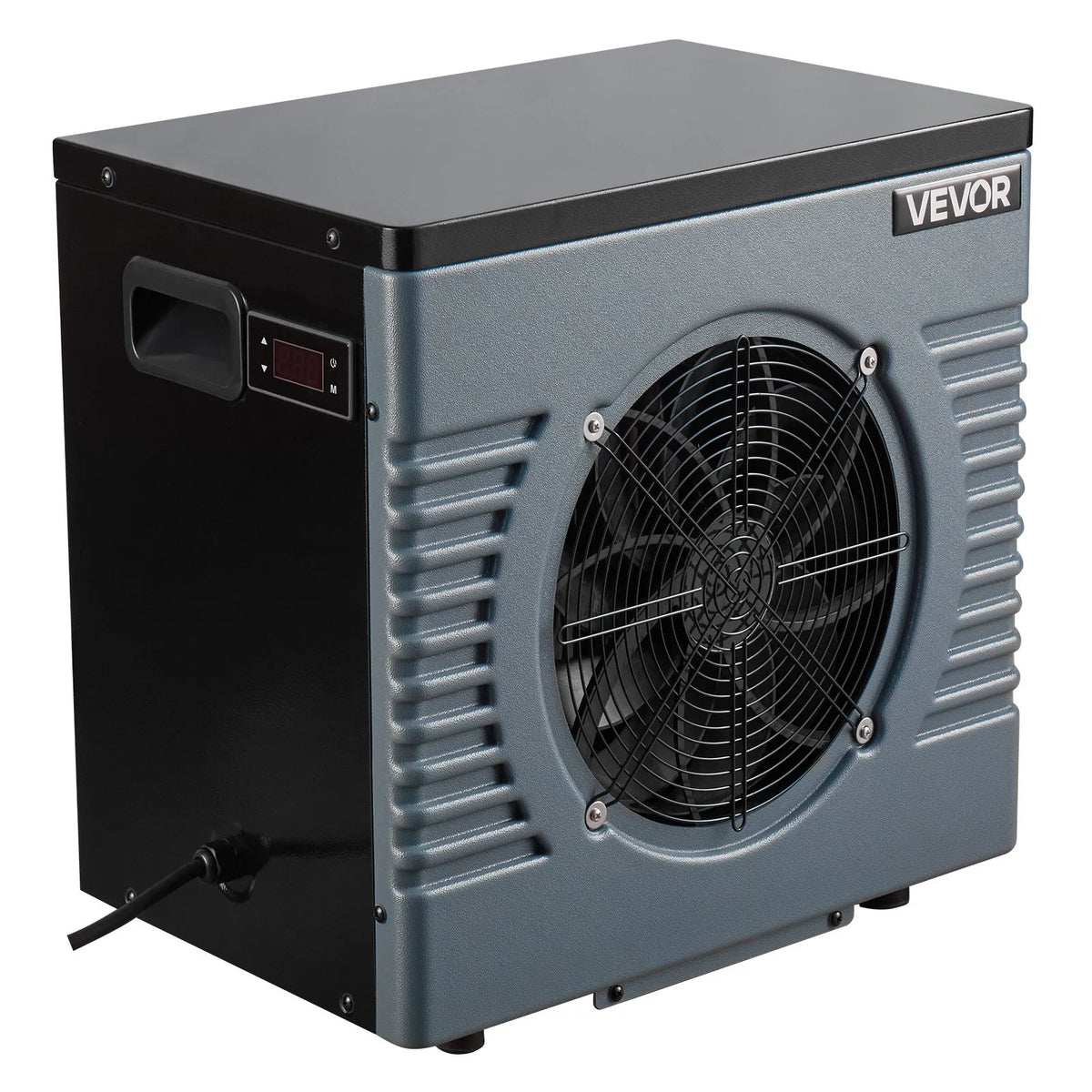VEVOR 4920 W baseina siltumsūknis, elektriskais baseina sildītājs virszemes baseiniem līdz 18 m³, maksimālais COP 5,29, zems trokšņa līmenis, GFCI aizsardzība, sildīšanas temperatūra 15–40 ℃ peldēšanai un fitnesam, 220 V 50 Hz