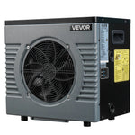 VEVOR 4920 W baseina siltumsūknis, elektriskais baseina sildītājs virszemes baseiniem līdz 18 m³, maksimālais COP 5,29, zems trokšņa līmenis, GFCI aizsardzība, sildīšanas temperatūra 15–40 ℃ peldēšanai un fitnesam, 220 V 50 Hz