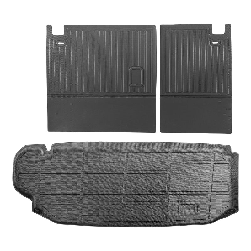 VEVOR cargo mat and backrest mat, TPE material, adapted to Kluger and Highlander 2020-2024