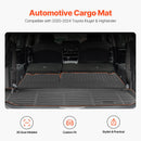VEVOR cargo mat and backrest mat, TPE material, adapted to Kluger and Highlander 2020-2024