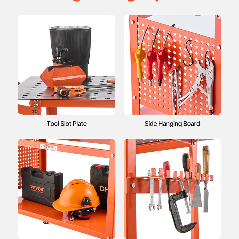VEVOR welding table 1020 x 610 mm - welding work surface with static load capacity up to 363 kg
