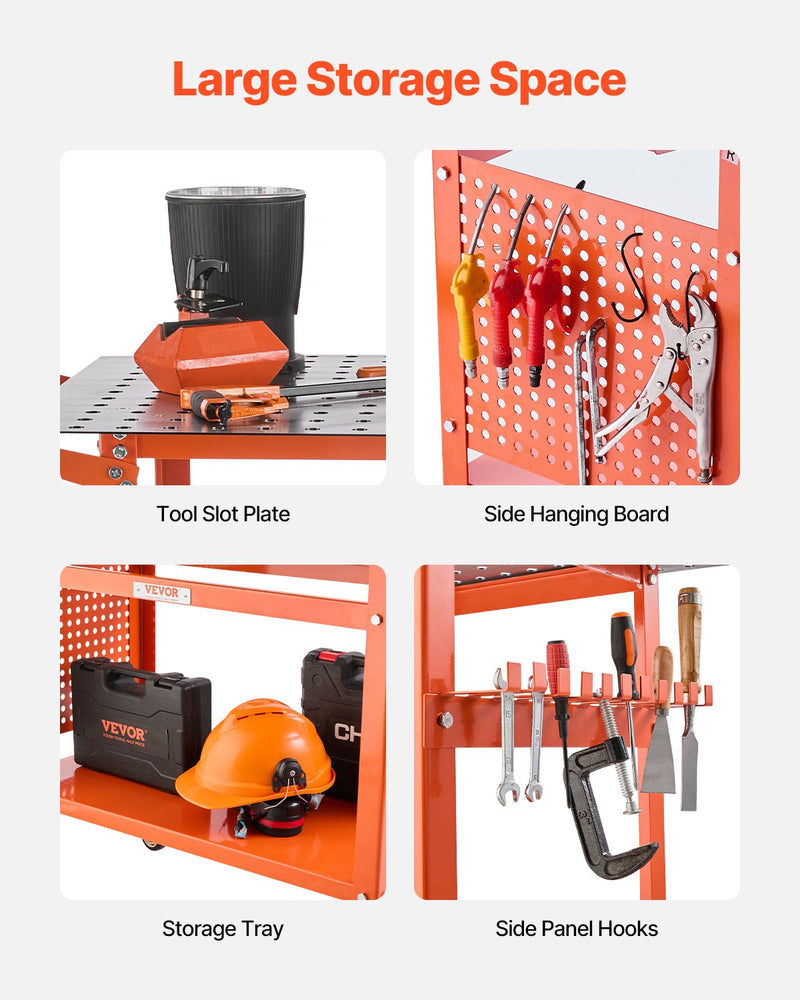 VEVOR welding table 1020 x 610 mm - welding work surface with static load capacity up to 363 kg