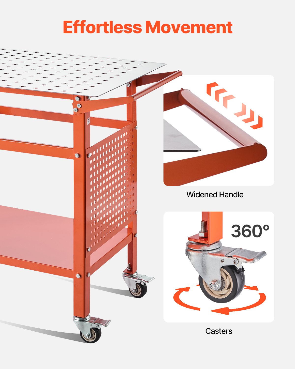 VEVOR metināšanas galds 1020 x 610 mm – metināšanas darba virsma ar statisko kravnesību līdz 363 kg