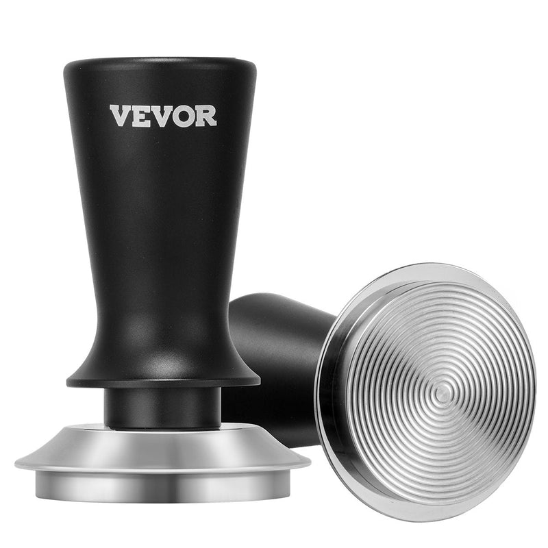 VEVOR 51 mm espresso tamperis ar atsperi, nerūsējošais tērauds