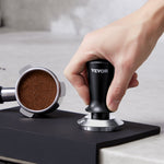 VEVOR 51 mm espresso tamperis ar atsperi, nerūsējošais tērauds
