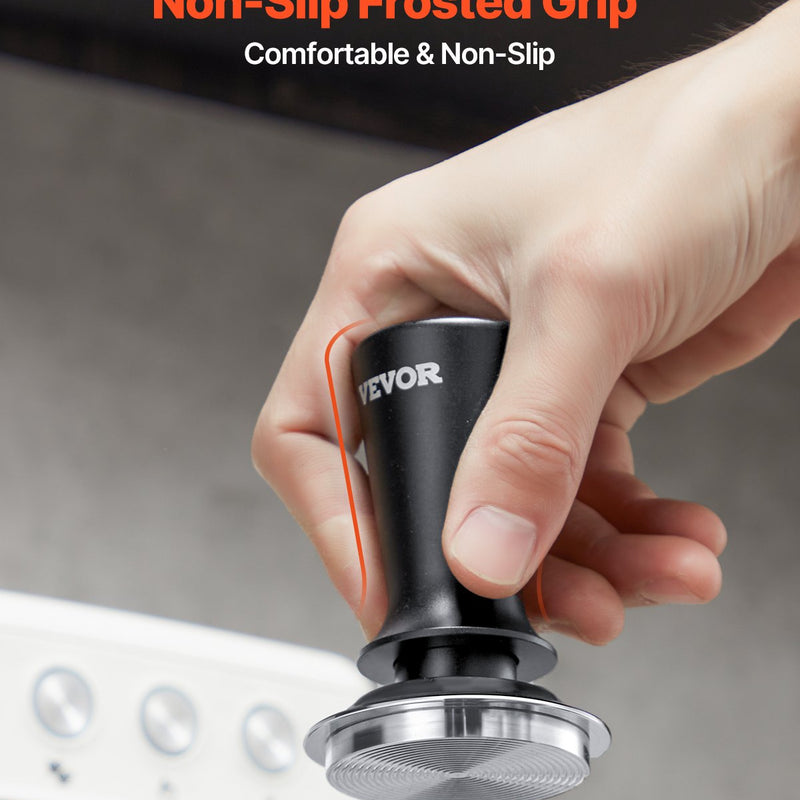 VEVOR 53 mm Espresso tampers, nerūsējošā tērauda ar atsperi