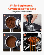 VEVOR 53 mm Espresso tampers, nerūsējošā tērauda ar atsperi