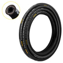 VEVOR hidrauliskā šļūtene 6,35 mm × 100 m, gumijas hidrauliskā šļūtene ar divkāršu augstas izturības tērauda stiepļu pinumu, maksimālais darba spiediens 400 bar, darba temperatūra –20 °C līdz +140 °C, elastīga hidrauliskās eļļas šļūtene.