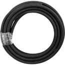 VEVOR hidrauliskā šļūtene 6,35 mm × 100 m, gumijas hidrauliskā šļūtene ar divkāršu augstas izturības tērauda stiepļu pinumu, maksimālais darba spiediens 400 bar, darba temperatūra –20 °C līdz +140 °C, elastīga hidrauliskās eļļas šļūtene.