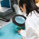 Настольная лампа VEVOR с увеличительным стеклом, светильником и основанием, 5-кратная лупа, линза 110 мм, 5 цветов