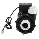 VEVOR divu ātrumu SPA sūknis, 56 rāmis, 1900 W augstais režīms 43 m³/h ar 18 m pacēlumu vai 450 W zemais režīms 21,5 m³/h ar 4,4 m pacēlumu, 2″ pieslēgums ar 90° grozāmu savienojumu, TÜV sertificēts