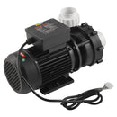 VEVOR divu ātrumu SPA sūknis, 56 rāmis, 1900 W augstais režīms 43 m³/h ar 18 m pacēlumu vai 450 W zemais režīms 21,5 m³/h ar 4,4 m pacēlumu, 2″ pieslēgums ar 90° grozāmu savienojumu, TÜV sertificēts