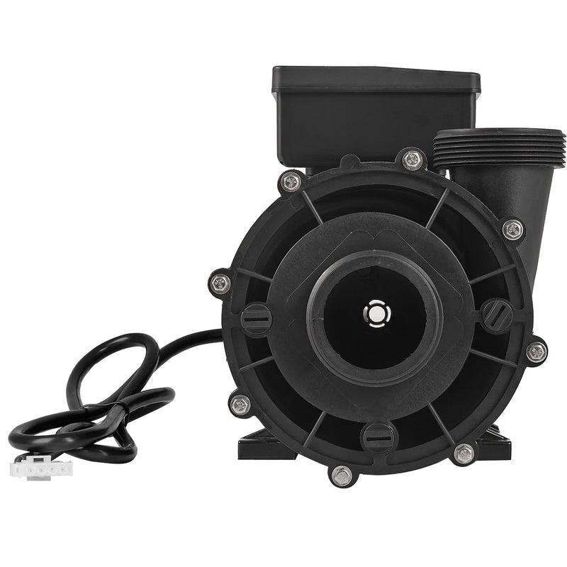 VEVOR divu ātrumu SPA sūknis, 56 rāmis, 1900 W augstais režīms 43 m³/h ar 18 m pacēlumu vai 450 W zemais režīms 21,5 m³/h ar 4,4 m pacēlumu, 2″ pieslēgums ar 90° grozāmu savienojumu, TÜV sertificēts