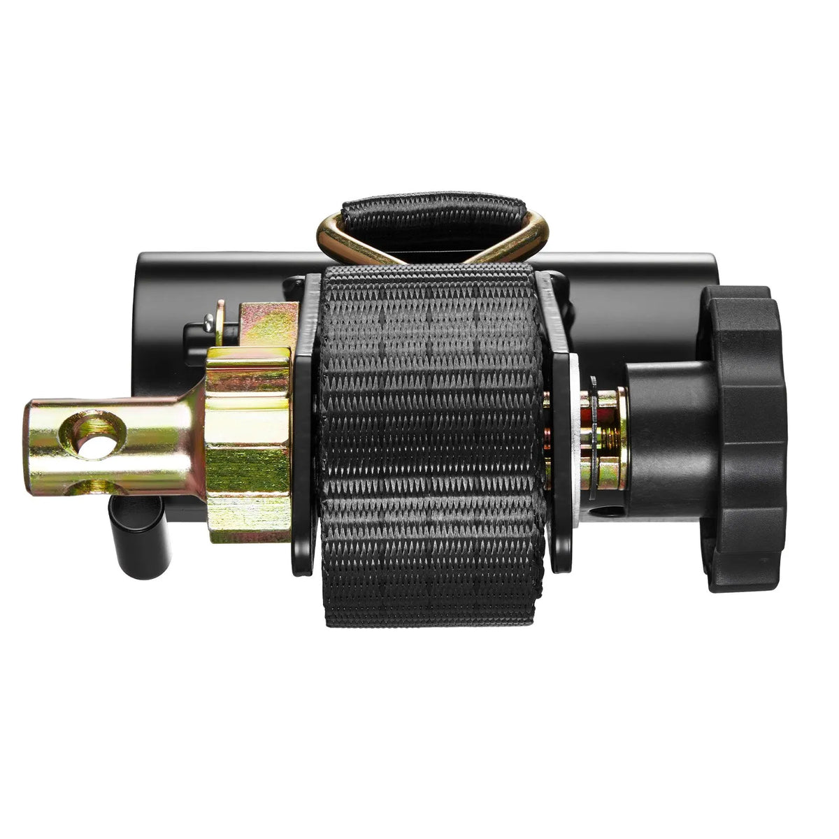 VEVOR sprūdrata stiprinājuma siksnas kāpņu bagāžniekam, stiprinājums apaļām caurulēm 47,6–50,8 mm, siksnas platums 38 mm × garums 2,25 m, ar dubultajiem J veida āķiem, kravnesība 226,8 kg, lieljaudas kravas fiksācijas siksnas, melnas, 2 gab. komplekts