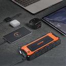 VEVOR automašīnas palaišanas ierīce , 3000 A starta strāva, 59,2 Wh litija akumulators, LED apgaismojums un palaišanas kabeļi, pārnēsājams starteris līdz 10 L benzīna un 8 L dīzeļdzinējiem