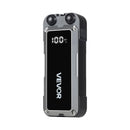 VEVOR auto iedarbināšanas starteris 4000 A, 12 V portatīvs litija akumulatora pastiprinātājs ar starta kabeļiem un 3 režīmu LED lukturīti, piemērots benzīna dzinējiem līdz 10 l un dīzeļdzinējiem līdz 8 l