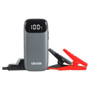 VEVOR automašīnas akumulatora starteris, 6000 A pīķa strāva, 12 V portatīvs litija akumulatora palaidējs ar jaudas banku, 3 režīmu lukturītis un starta kabeļi, paredzēts līdz 10 l benzīna un 10 l dīzeļdzinējiem