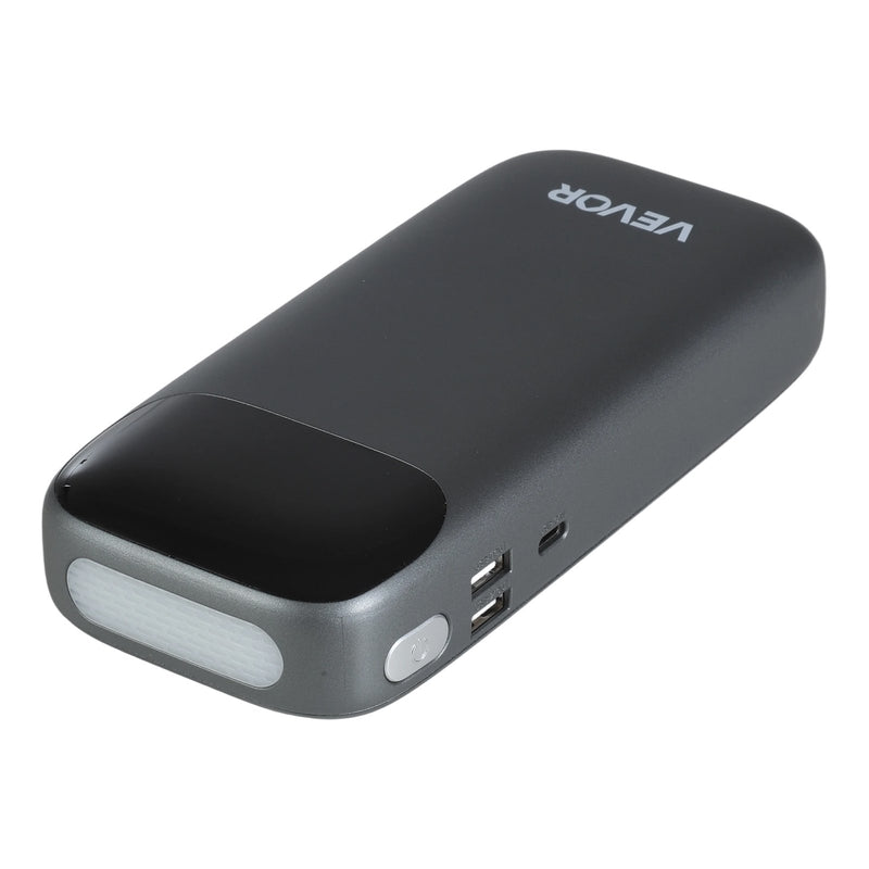 VEVOR automašīnas akumulatora starteris, 6000 A pīķa strāva, 12 V portatīvs litija akumulatora palaidējs ar jaudas banku, 3 režīmu lukturītis un starta kabeļi, paredzēts līdz 10 l benzīna un 10 l dīzeļdzinējiem