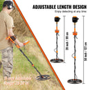 VEVOR ūdensizturīgs metāla detektors, 30,5 cm spole, profesionāls uzlādējams zelta detektors, regulējams 99–127 cm, LCD ekrāns, 7 režīmi, uzlabots DSP čips, Bluetooth austiņas, IP68 aizsardzība zelta un dārgumu meklēšanai
