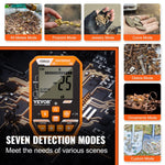 VEVOR ūdensizturīgs metāla detektors, 30,5 cm spole, profesionāls uzlādējams zelta detektors, regulējams 99–127 cm, LCD ekrāns, 7 režīmi, uzlabots DSP čips, Bluetooth austiņas, IP68 aizsardzība zelta un dārgumu meklēšanai