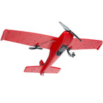 VEVOR RC lidmašīna, 2,4 GHz divkanālu tālvadības lidmodelis ar 6 asu žiroskopisko stabilizatoru, gatava lidošanai, ar 2 baterijām, viegli vadāms planieris pieaugušajiem un bērniem, iesācējiem un jauniešiem.