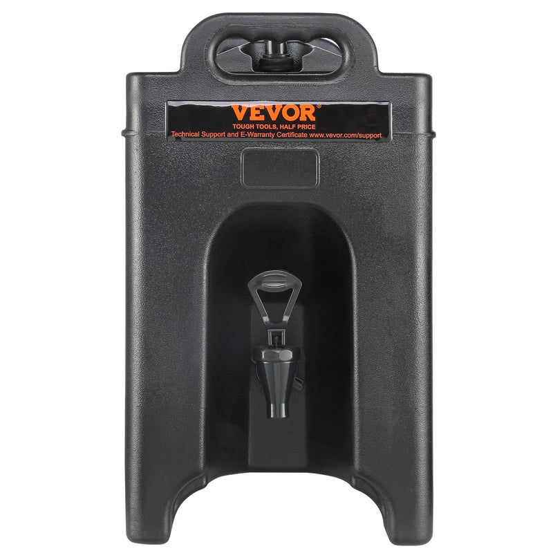 VEVOR izolētais 9.5 L LDPE dzērienu dozators ar 23 mm PU izolāciju un divpakāpju krāna rokturi, karstajiem un aukstajiem dzērieniem restorāniem un dzērienu veikaliem