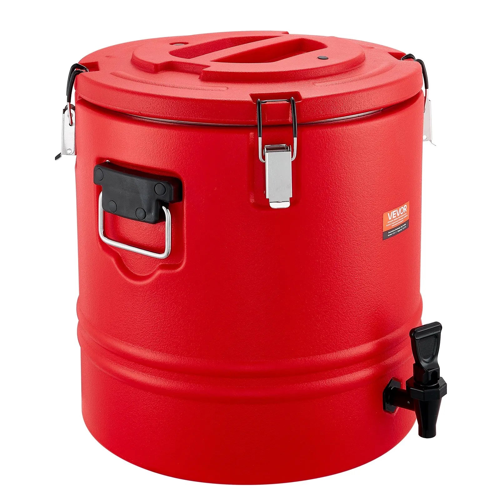 VEVOR izolētais dzērienu dozators, 30,3 L (8 gal) termo trauks karstiem un aukstiem dzērieniem ar krānu, pārtikas kvalitātes dzērienu konteiners ar 304 nerūsējošā tērauda iekšpusi, piemērots tējai, kafijai, restorāniem un āra pasākumiem